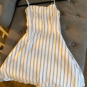 Stripped mini Dress